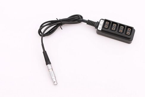 Male 0B 2pin to 4-Port D-tap Splitter Hub for RED DSMC2 Jetpack-SDI Expander in Saudi Arabia