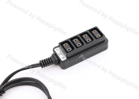 Male 0B 2pin to 4-Port D-tap Splitter Hub for RED DSMC2 Jetpack-SDI Expander in Saudi Arabia