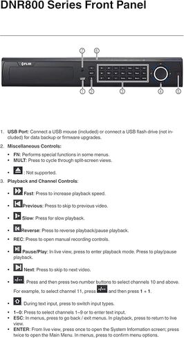 FLIR Digimerge DNR8320 4K HD Security NVR, 32 Ch, 16 Port, 4 HDD Slot, Max 24TB, Supports 720p/1080p/3MP/4MP/2K/5MP/8MP/4K Flir, Lorex, and Dahua IP Cameras, Dahua DMSS, Rack Mount, Black, NO HDD in Kuwait