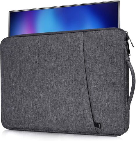 16.1 Inch Monitor Case Portable Carrying Bag Compatible with 16" ASUS ZenScreen/ViewSonic/Enzion Veout Portable Monitors, Space Grey in Kuwait