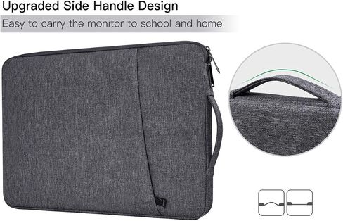 16.1 Inch Monitor Case Portable Carrying Bag Compatible with 16" ASUS ZenScreen/ViewSonic/Enzion Veout Portable Monitors, Space Grey in Kuwait
