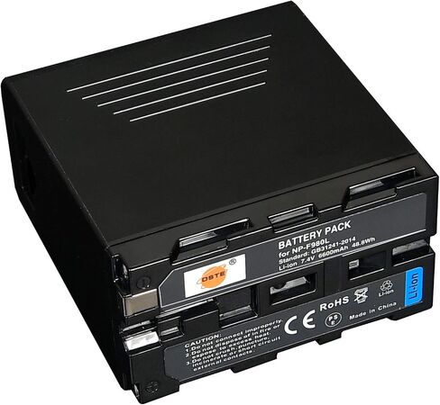 بطارية ليثيوم أيون DSTE NP-F980L متوافقة مع سوني CCD-TR415 CCD-TR416 CCD-TR425 CCD-TR427 CCD-TR500 CCD-TR511 CCD-TR512 CCD-TR515 CCD-TR516 CCD-TR517 CCD-TR555 TR57 CCD-TR67 in Saudi Arabia