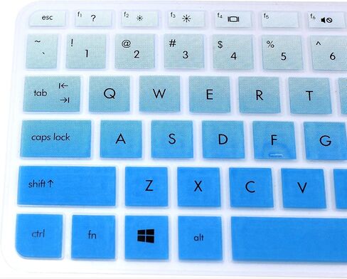 Keyboard Cover Skin Compatible for 15.6 inch HP Pavilion 15-ab 15-ac 15-ae 15-af 15-an 15-ak 15-ay 15-ax 15-as 15-ba 15-bc 15-bk Series, HP OMEN 15-ax, HP Envy x360 m6-ae151dx m6-p113dx m6-w (Black) in Saudi Arabia
