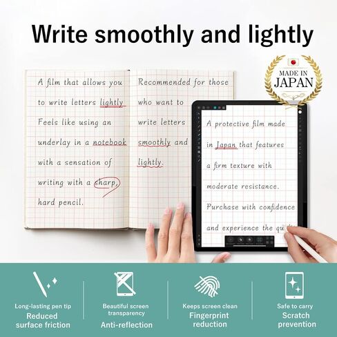 BELLEMOND - مجموعتان - مصممتان لتدوين المذكرات/الكتابة الخفيفة - واقي شاشة ورقي متوافق مع iPad Pro 11 بوصة (2021/2020) - نسيج محسن عالي الشفافية لتدوين الملاحظات WIPD11PLMS(2) in Kuwait