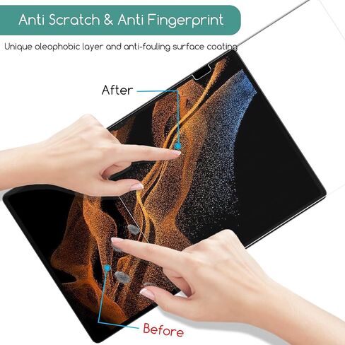 KEANBOLL 2-Pack Screen Protector for Samsung Galaxy Tab S9 Ultra/Galaxy Tab S8 Ultra (14.6 inch 2022-2023) Tempered Glass Screen Protector in Saudi Arabia