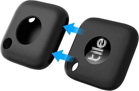 حافظة سيليكون لبلاطة ميت (2022) مع سلسلة مفاتيح وأنولوس، 4 قطع من غطاء واقي ناعم خفيف الوزن مضاد للخدش لبلاط ميت (2022) متعقب (أسود، أبيض، أحمر، أزرق) in Kuwait