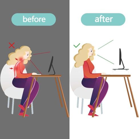 KUAIYU Dual Monitor Stand Riser, Monitor Stands for 2 Monitors, 39in Acrylic Computer Stand, Monitor Stand with Light Kit.Dual Monitor Stand for Computer,Laptop 4 lights color(USB interface) Office in Kuwait