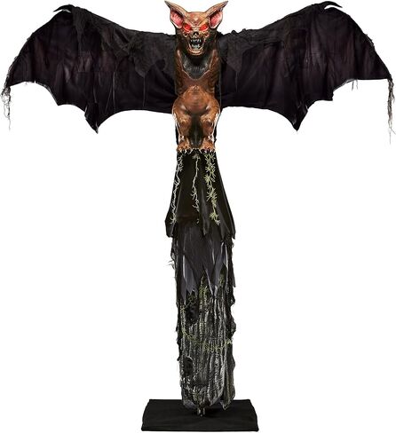 سبيريت هالوين 6 قدم ديسمودوس انيماترونيك | ديكور رسوم متحركة | يمتد الجسم | آلية الرئة | يلعب الاصوات in Kuwait