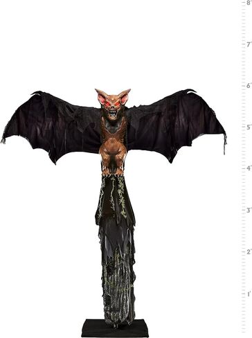 سبيريت هالوين 6 قدم ديسمودوس انيماترونيك | ديكور رسوم متحركة | يمتد الجسم | آلية الرئة | يلعب الاصوات in Kuwait