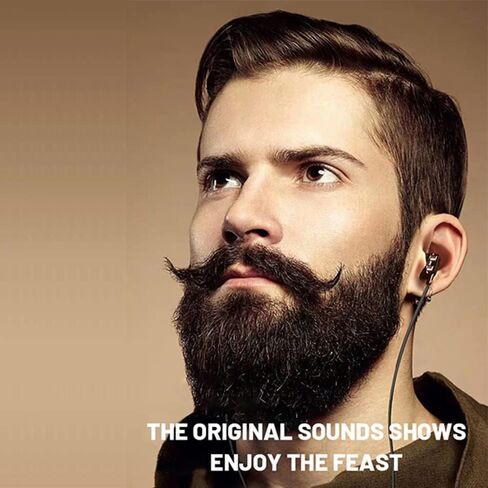 سماعات أذن سلكية مزدوجة ديناميكية من EAVAN، 4 مكبرات صوت 4 سماعات أذن HiFi داخل الأذن، سماعات عازلة للضوضاء مقبس 3.5 مم مع ميكروفون للكمبيوتر، MP3 والهاتف in Kuwait