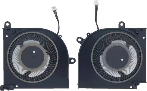 QUETTERLEE New Laptop CPU and GPU Cooling Fan for MSI Stealth 15M A11UEK 15M A11UEK-009 15M A11UEK-280 15M-A11UEKV 15M-A11SEK 15M-A11SDK MS-1562 MS-1563 Series BS5405HS-U4X BS5405HS-U4W DC 5V 1A Fan in Saudi Arabia