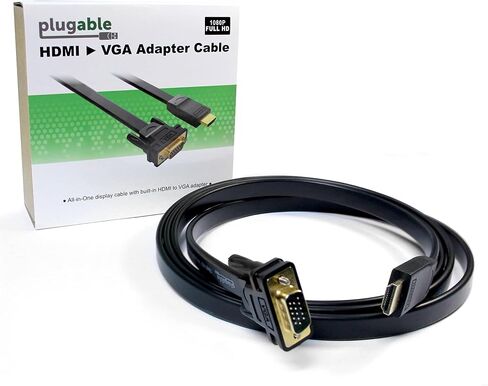 كابل محول HDMI نشط إلى VGA بطول 6 أقدام (1.8 متر) يدعم حتى 1920 x 1080 (60هرتز) in Saudi Arabia