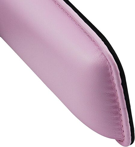 مسند معصم للوحة المفاتيح من Rancco، حافة جلدية مخيطة مقاس 14.5 بوصة، وسادة معصم ناعمة من إسفنج الذاكرة للألعاب مع حصيرة مضادة للانزلاق للكمبيوتر المحمول/سطح المكتب، مناسبة للمكاتب والمنزل (وردي) in Kuwait