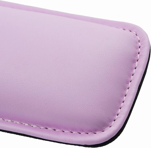 مسند معصم للوحة المفاتيح من Rancco، حافة جلدية مخيطة مقاس 14.5 بوصة، وسادة معصم ناعمة من إسفنج الذاكرة للألعاب مع حصيرة مضادة للانزلاق للكمبيوتر المحمول/سطح المكتب، مناسبة للمكاتب والمنزل (وردي) in Kuwait