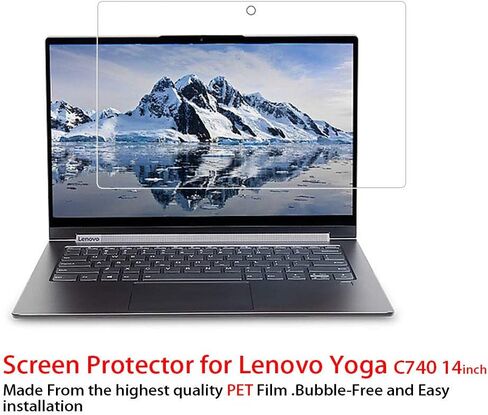 Zshion Screen Protector for Lenovo Yoga C740 14 Inch,High Definition Anti-Scratch Screen Protector for Lenovo Yoga C740 14 Inch Crystal Clear (3 Pack) in Saudi Arabia