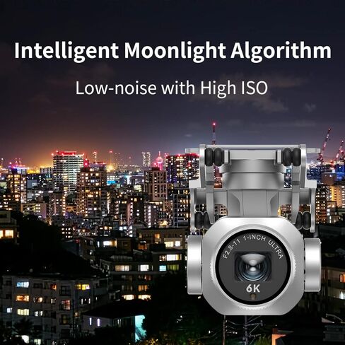 Autel Robotics EVO Lite+ الحزمة القياسية - طائرة بدون طيار كوادكوبتر بدون طيار مع كاميرا ذات محورين ثلاثي المحاور، كاميرا 6K، صورة 20 ميجابكسل، وقت طيران 40 دقيقة بحد أقصى 7.4 ميل. ناقل الحركة SkyLink للفيديو، مستشعر CMOS مقاس 1 بوصة in Kuwait