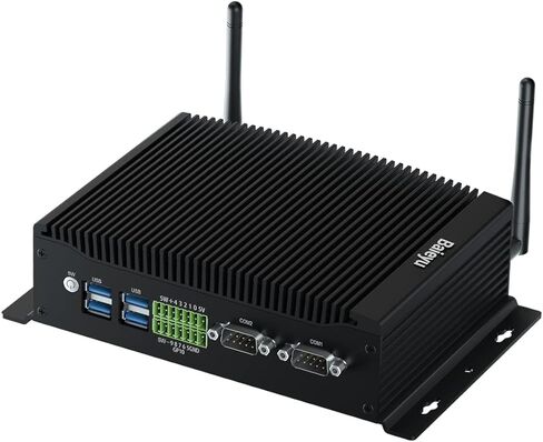 كمبيوتر Baiyu الصناعي مع Core i3-10110U (يصل إلى 4.10 جيجا هرتز)، 8 جيجا بايت DDR4 RAM 256 جيجا بايت M.2 SSD، كمبيوتر صناعي بدون مروحة، 2 × RS232 COM، يدعم RS422/RS485، 1 × GPIO، 2 × HD، 1 × DP، 2 × RJ45 LAN، 6 × USB، 1 × GPIO، ويندوز 11 برو in Kuwait