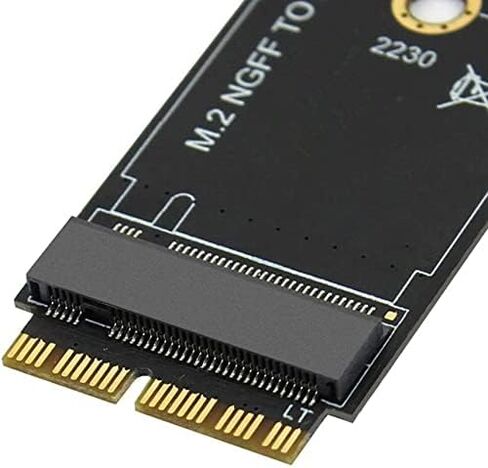 بطاقة محول SSD من TOPSUKE M.2 NVMe (M Key) لترقية MacBook Air (2013-2017)، تدعم مقاس 2230/2242/2260/2280 مم، أسود in Kuwait