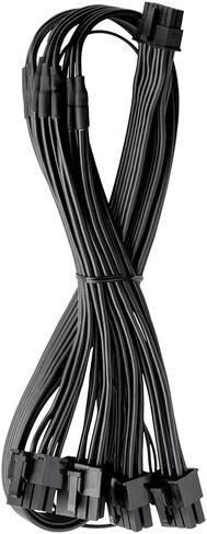 CableMod Basics RT-Series 12VHPWR StealthSense PCI-e Cable for ASUS/Seasonic/Phanteks (Black, 16-pin to Dual 8-pin, 60cm) in Saudi Arabia