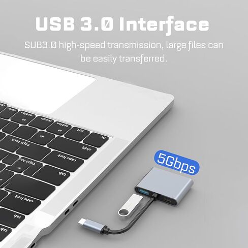محول USB C إلى HDMI مزدوج، محول شاشات متعددة 4K 30 هرتز 4 في 1، محطة إرساء متعددة بمحور USB C بسرعة 5 جيجابت في الثانية مع شحن PD بقدرة 60 وات، لنظام التشغيل OS X، لنظام التشغيل Android، لأنظمة Linux in Saudi Arabia