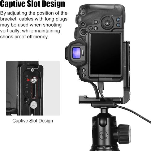 SUNWAYFOTO PCL-R6II L-Bracket for Eos R6 Mark II Arca Swiss Quick Release L Plate in Saudi Arabia