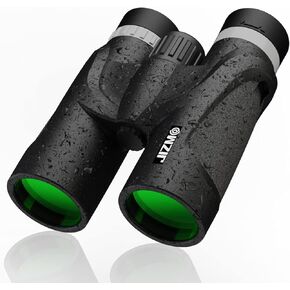 Jizmo 10x42 Binoculars for Adults, HD Binoculars for Bird Watching Hunting Travel Concerts Sports, Waterproof & Fogproof Multi-Coated Optics Roof Prisms Binoculars in Saudi Arabia