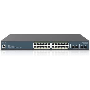 EnGenius Fit L2 Plus Managed 24-Port Gigabit PoE+ Switch | 802.3at/af PoE+ Ready | 410W Budget | 4 SFP Uplink Ports | 56 Gbps Switching Capacity | [EWS7928FP-FIT] in Kuwait