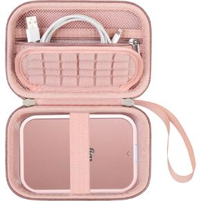 Hard Carrying Case Compatible with Canon Ivy 2 Mini Photo Printer, Wireless Bluetooth Portable Smartphone Printer, Zipper Mesh Pocket for USB Cable, Zink Photo Paper, Black in Kuwait