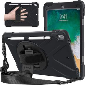 حافظة DreamerX iPad 10.2/10.5 للفتيات الصغيرات، حافظة iPad 9th/8th/7th Generation 2021/2020/2019 10.2 بوصة، iPad Air 3rd Gen 2019 /Pro 10.5 2017 غطاء واقٍ متين مقاوم للصدمات مع حزام كتف حامل in Kuwait
