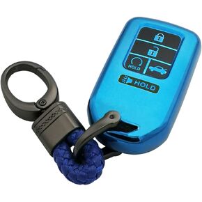 Coolbestda 5Buttons TPU Full Protector Key Fob Transmitter Cover Case Keyless Shell for 2022 2021 2020 2019 2018 2017 Honda Accord Civic CR-V CRV Pilot EX EX-L Touring Premium Insight A2C81642600