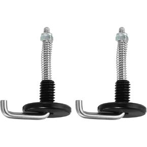 خطاف ثلاثي القوائم مقاس 3/8 انش من باتيكيل، عبوة من قطعتين من خطاف كيس الرمل مضاد للانزلاق لتثبيت العمود المركزي من الستانلس ستيل لالتقاط الكاميرا، فضي واسود in Kuwait