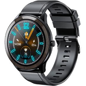 ساعة ذكية SMORFIT للرجال، متتبع اللياقة البدنية مع مراقب معدل ضربات القلب، عداد الخطى، مراقب النوم، IP68 متتبع النشاط المقاوم للماء لأجهزة Android وiOS، ساعات بلوتوث للياقة البدنية in Kuwait