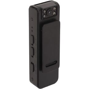 كاميرا الجسم الصغيرة، مسجل فيديو محمول يمكن ارتداؤه عالي الدقة للرؤية الليلية، كاميرا أمان مغناطيسية قابلة للتمديد 128 جيجا مع عدسة دوران 90 درجة للأمان والحماية والمنزل والخارج in Kuwait