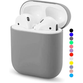 LXSS Airpods Case No Keychain,AirPods Case Cover,Full Protective Silicone AirPods Accessories Skin Cover,Compatible with Airpods 1 and 2 Case,Front LED Visible,Supports Wireless Charging(Sand Pink) in Kuwait