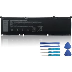 بطارية كمبيوتر محمول Tinkerpal 69KF2 متوافقة مع Dell XPS 15 9500 9510 Precision 5550 P91F Alienware M15 R3 P87F P87F002 M17 R3 2020 P45E P45E002 P45E001 Series 8FCTC 70N2F M59JH 070N2F 08FCTC in Kuwait