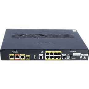 Cisco C891F-K9 Ethernet Integrated Services Router V.92 and ISDN Backup, 8-Gigabit Ethernet Ports, 802.11n Access Point, Small Form-factor Pluggable (SFP), 1-Year Limited Hardware Warranty (C891F-K9) in Saudi Arabia