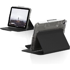 [U] by UAG Designed for iPad Mini Case (6th Gen, 2021) [8.3-inch Screen] Lucent Lightweight Ultra-Slim Shockproof Smart Folio Protective Cover with Auto/Sleep Wake & Pencil Holder, Cerulean
