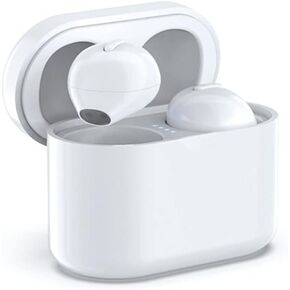 سماعات أذن Loluka غير مرئية تعمل لمدة 20 ساعة، سماعات أذن بلوتوث صغيرة، سماعات أذن لاسلكية حقيقية، ستيريو هاي فاي موسيقى IPX5 مقاومة للماء، خاصية إلغاء الضوضاء مع علبة شحن لاسلكية in Kuwait