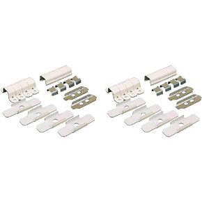 Legrand Wiremold 500 Series Metal Raceway Accessory Pack, Ivory 1 Pack | Extend Permanent Power, Durable Steel, Screw Installation, Paintable, Customizable Cut to Size, Surface Mount in Kuwait