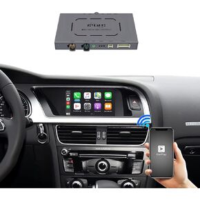 Wireless Apple CarPlay Android Auto Retrofit Kit for Audi A4 A5 Q5 B8 Without MMI 2010-2016, Carplay Module Receiver Box Support Navigation, Maps, Music, Mirroring, Camera in Saudi Arabia