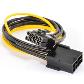 JacobsParts 8-Inch 8 pin PCI Express PCI-E Power Extension Cable for Video Card in Kuwait