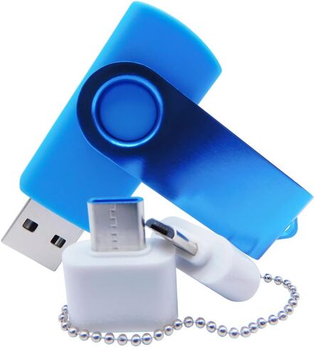 32GB USB Flash Drives Memory Sticks Thumb Drive with OTG & Type-C/USB C Adaptor (Black) in Saudi Arabia