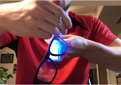 نظارات كاميرا أمان من OhO Sunshine، نظارات شمسية للكاميرا الداخلية والخارجية بسعة 32 جيجابايت عالية الدقة 1080 بكسل مع كاميرا مدمجة بدقة 16 ميجابكسل وحجب الضوء الأزرق وعدسة صحية انتقالية in Kuwait