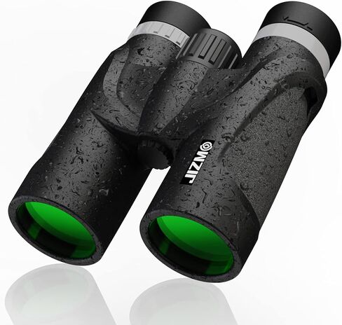 مناظير Jizmo 10x42 للبالغين، مناظير عالية الدقة للطيور مشاهدة الصيد والحفلات الموسيقية السفر، والرياضة، مقاومة للماء والضباب متعددة الطبقات السقف مناظير in Saudi Arabia