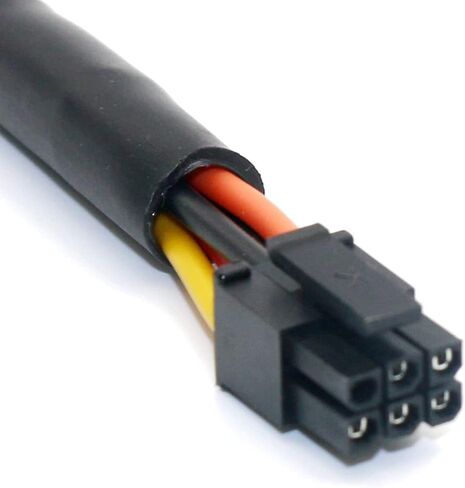 YOUKITTY 6-pin to 2 x 15-pin SATA Power Adapter Cables for Desktop Computer Hard Drive SSD Power Cable Splitter (1 pc) in Kuwait