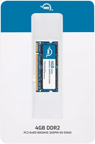 OWC 4.0GB Kit (2X 2GB) PC2-6400 DDR2 800MHz SO-DIMM 200 Pin Memory RAM Upgrade Upgrade Kit Fot 2009 Mabook, 2008 iMac (OWC6400DDR2S4MP) in Kuwait