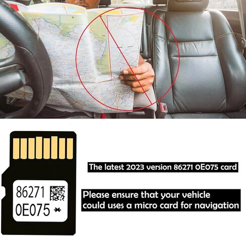بطاقة SD 86271-0E075 2023 من ويزيتشون 86271 0E075 احدث اصدار تحديث للخرائط متوافقة مع تويوتا كامري توندرا هايلاندر بريوس 4 رانر راف 4 in Kuwait