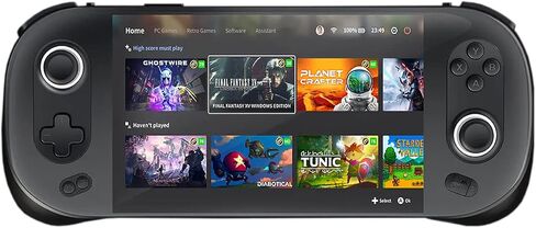 Zestioe AYANEO 2 (AMD R7-6800U)- 7 Inches Handheld PC Game Console Win 11 Laptop Touch Screen Video Game Console, CPU AMD Ryzen 7 6800U Processor Tablet PC,16GB RAM, 1TB Storage (Black) in Saudi Arabia