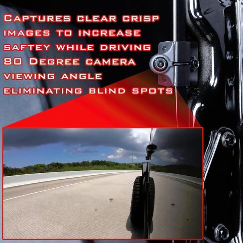 STINGER Wrangler JL/Gladiator JT AHD/CVBS Dual Blind Spot Camera Kit (Set of Two) (HD Wrangler JL/Gladiator JT) in Saudi Arabia