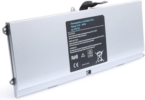 LQM® 14.8V 4400mAh/65Wh بطارية كمبيوتر محمول جديدة لـ Dell XPS 15z L511Z، متوافقة P/N:0HTR7 0NMV5C NMV5C 075WY2 in Kuwait